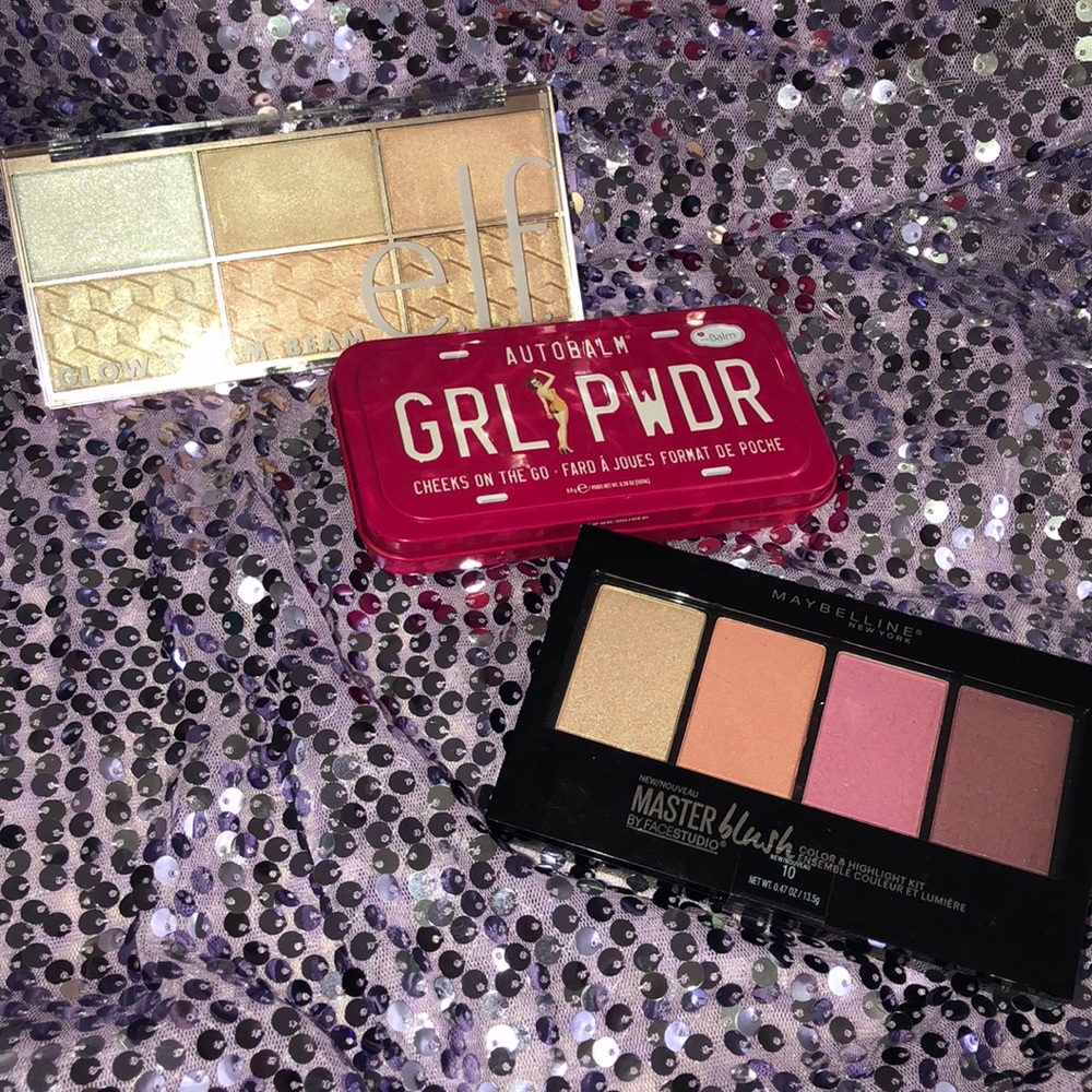 Blush & Highlight Palette Lot